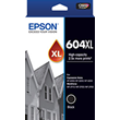 C13T10H192 Epson 604XL High Yield Black Ink Cartridge For Epson WorkForce WF-2910/2930/2950 and Expression Home XP-2200/3200/4200 Printers